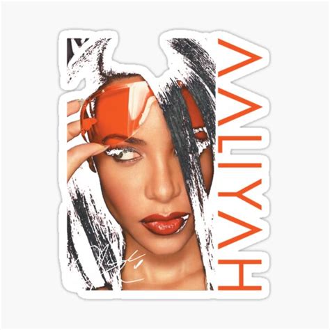 Aaliyah Sticker By Aliciaund Redbubble