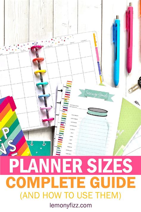 Personal Planner And Happy Planner Sizes A Complete Guide In 2020