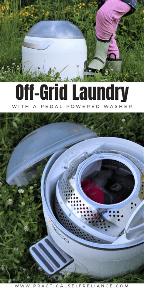 Pedal Powered Washing Machine For Off Grid Laundry