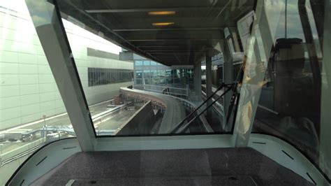 Rear View Airtrain Newark Between Terminal A And Station P4 Youtube