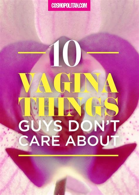Vagina Things Guys Dont Care About