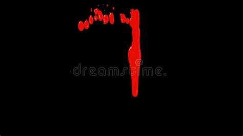 Blood Dripping Down Over Black Background Stock Photo Image Of Murder