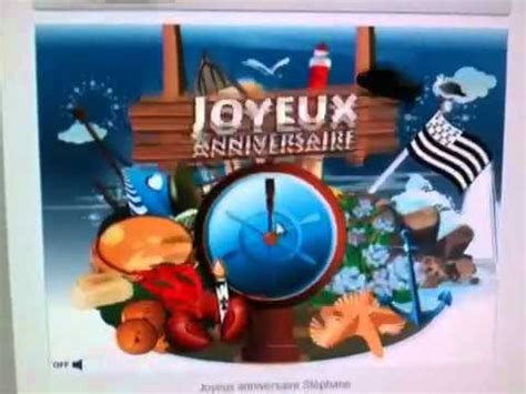 Text joyeux anniversaire, happy birthday in french. Carte d'anniv 38 ans - YouTube