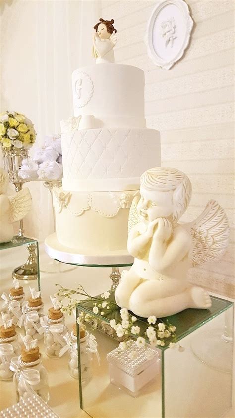 This bundle is great for decorating your party in style or playing fun games. White Angel Baptism Party | Baptism party, Baptism party ...