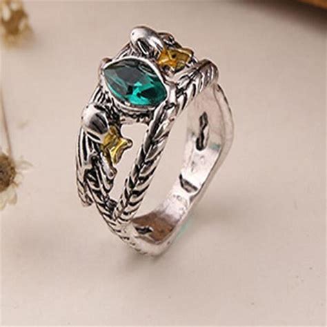 2020 Lord Of The Rings Aragorn Mens Ring Gemstone Vintage Retro The
