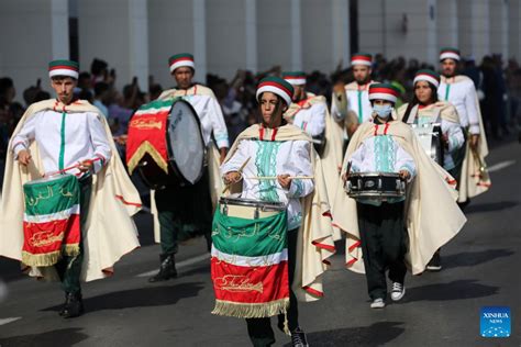Parade Held To Celebrate National Day In Algeria Xinhua