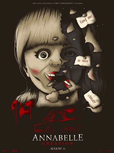 Fan Art Annabelle Horror Movie Characters Horror Posters Annabelle Creation