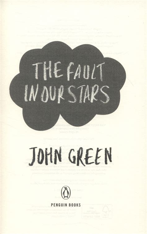 The Fault In Our Stars By Green John 9780141355078 Brownsbfs