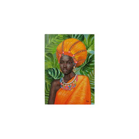 Canvas Picture African Beauty
