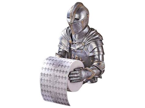Keep your toilet paper on. Medieval Knight Toilet Paper Holder ~ Container homes plans