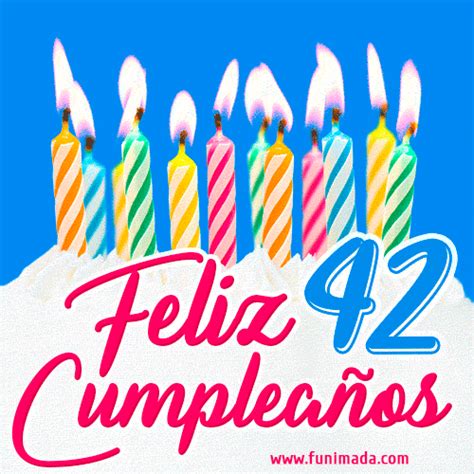 ¡felicidades Felices 42 