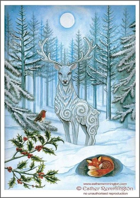 Pin By Eg Watson On Book Of Shadows Winter Solstice Christmas Art