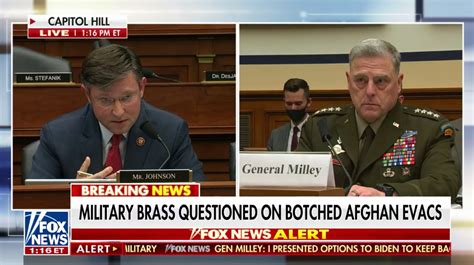 Congressman Mike Johnson Congressman Johnson Questions Us Military Officials During A House