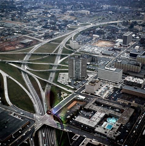 How The Downtown Connector Looked In 1969 Atlanta
