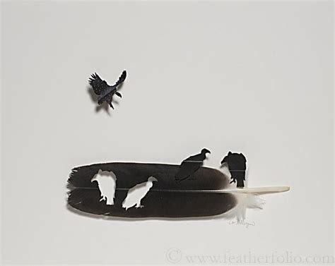 INTO THE VAGUE: Feather Art