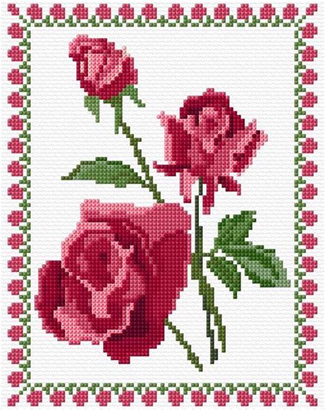 Cross Stitch Pattern Rose Cross Stitch Patterns
