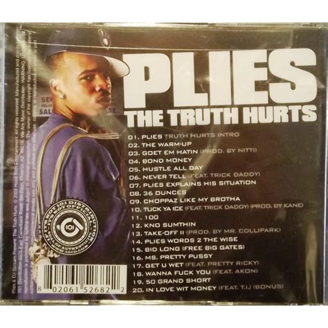 The Truth Hurts 20 Tracks By Plies And Dj Scream Cd With Vinyl59 Ref