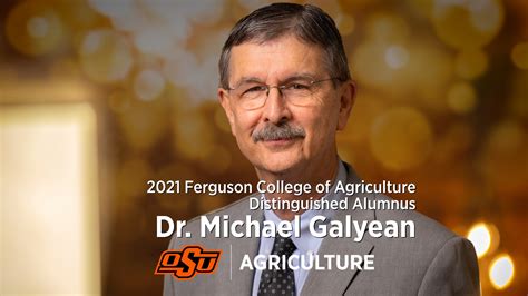 Distinguished Alumni Michael Galyean Oklahoma State University