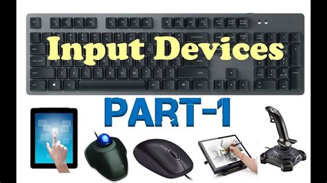 Input Devices Of Computer Part 1 Learners Region Youtube
