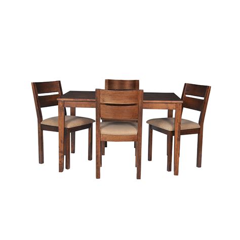 Kitchen & dining room tables. Buy Envy Solid Wood 4 Seater Dining Table Set Online | Buy ...