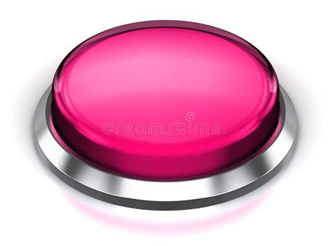 Pink Round Button Stock Illustration Illustration Of Assistance