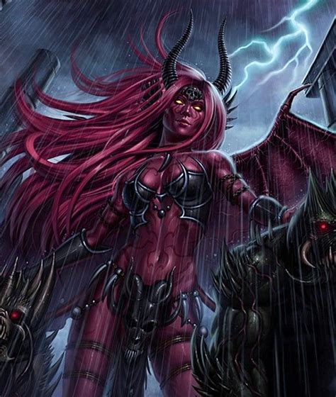 Demon Girl Art Hot Female Demons Succubus Art Fantasy Demon Demon