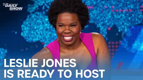The Daily Show S First Guest Host Leslie Jones The Daily Show YouTube