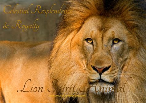 Lion Symbolism Spiritual Meaning ~ Lion Spirit Totem And Power Animal