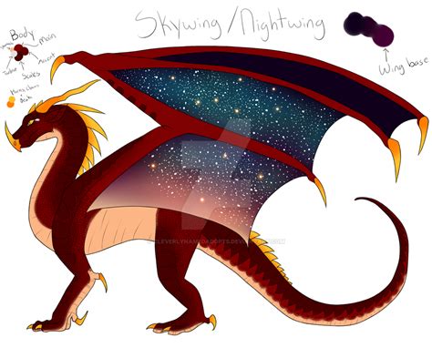 Skywingnightwing Adoptable By Cleverlynamedadopts On Deviantart