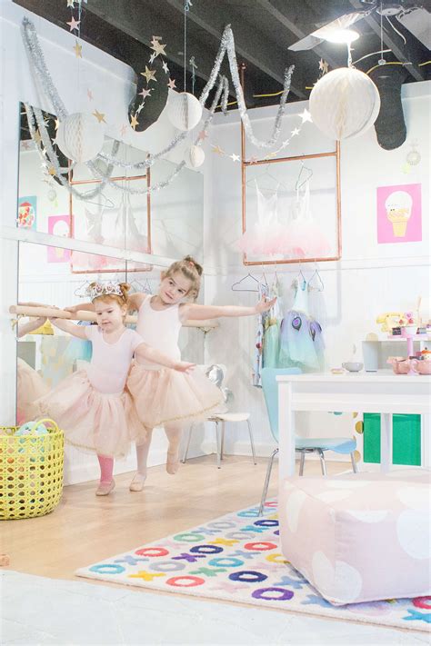 Find out more on how to build this ballet barre simple DIY ballet barre for playroom - Lay Baby Lay Lay Baby Lay