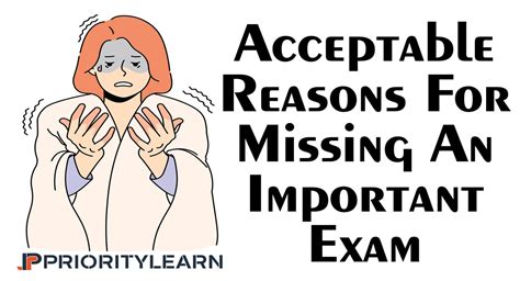 7 Acceptable Reasons For Missing An Important Exam Onlinecourseing