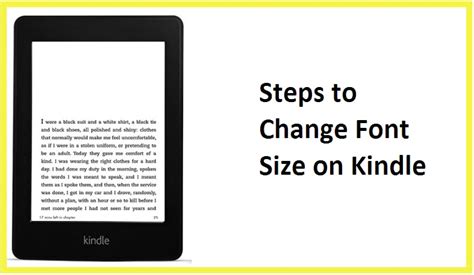 How To Change Font Size On Kindle Devices Multiple Methods