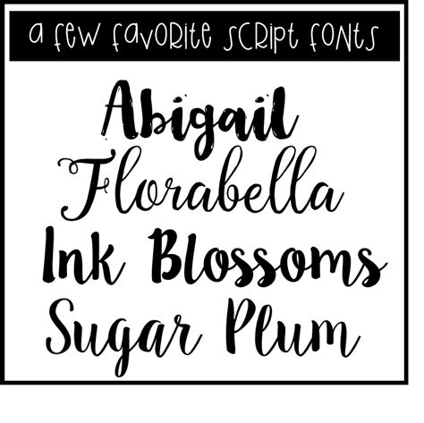 My Favorite Fonts Font Artists And Font Pairings Cara Carroll