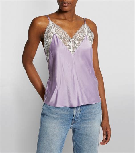 Lace Trimmed Cami Top