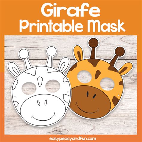 With a fresh set of . Printable Giraffe Mask Template - Easy Peasy and Fun ...