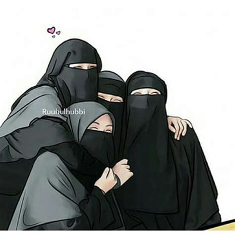 Dihalaman ini anda akan melihat gambar kartun muslimah kawan baik yang keren! Gambar Mujahidah Instagram Tagged Deskgram Bersahabatlah ...