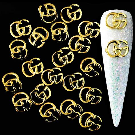 Gucci Logo Gold Alloy Decoration X 1 Design 8 Smileys