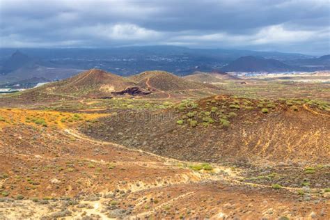 Volcanic Landscape Panorama On Tenerife Canary Islands Spain Image