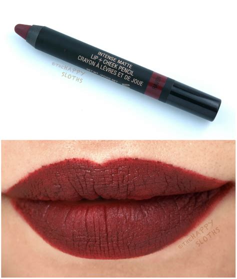 Nudestix Intense Matte Lip Cheek Pencil In Belle And Raven Review And Swatches The
