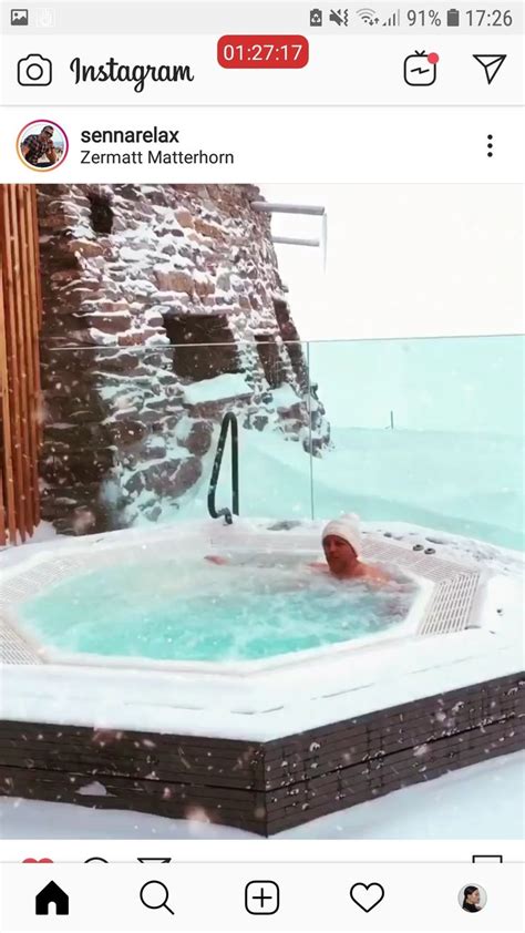 Hot Tub In Snowy Switzerland Hot Tub Tub Zermatt