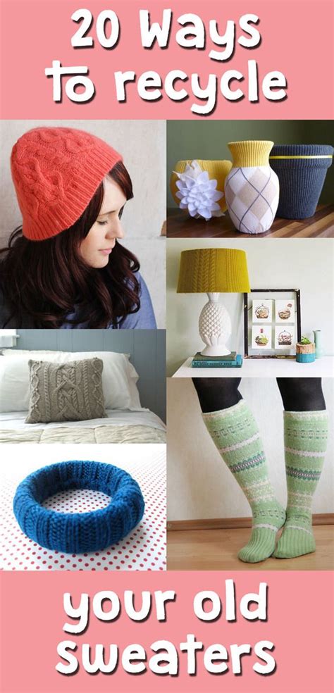 20 DIY Projects To Revamp Your Old Sweaters Old Sweater Diy Old