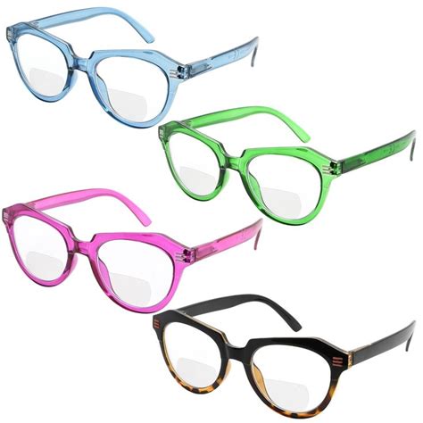 Bifocal Reading Glasses Cat Eye Design Women Br2110 4pack Bifocal Reading Glasses Reading