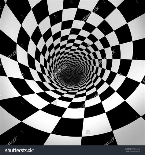 Black White Spiral 3d Stock Illustration 170234243 Shutterstock
