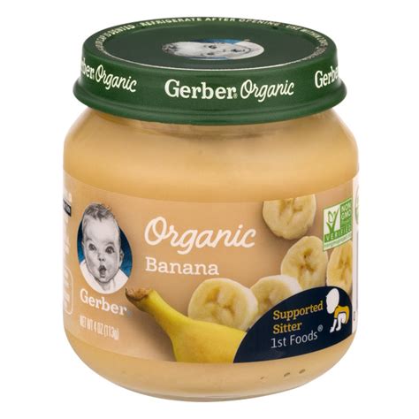 Available in three age stages — stage 1 to 3 — earth's best is not only affordable, but also organic, unsweetened and unsalted, and contains no artificial colors or flavors. Save on Gerber Stage 1 Banana Organic Order Online ...