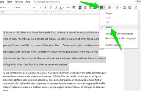 A double spaced essay would probably reflect the sentiments of many people that double space after a period indicates a new sentence better than just one space after it. How To Add Double Space in Google Docs (Desktop and Mobile App)