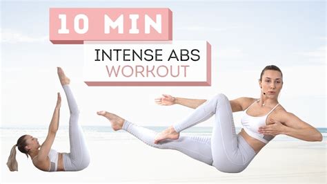 10 Min Intense Ab Workout No Equipment At Home Youtube
