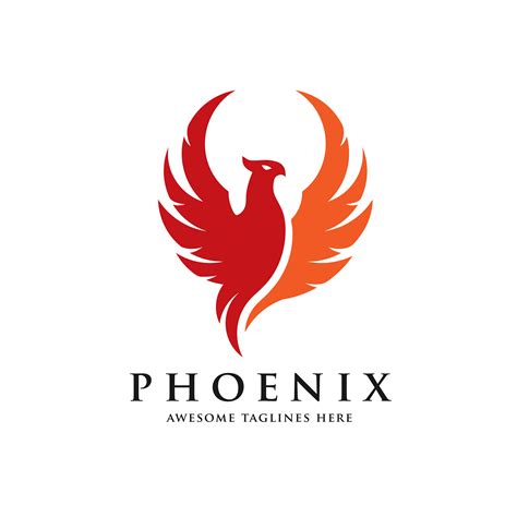 Colorful phoenix bird logo template. phoenix bird logo concept - Download Free Vectors, Clipart ...