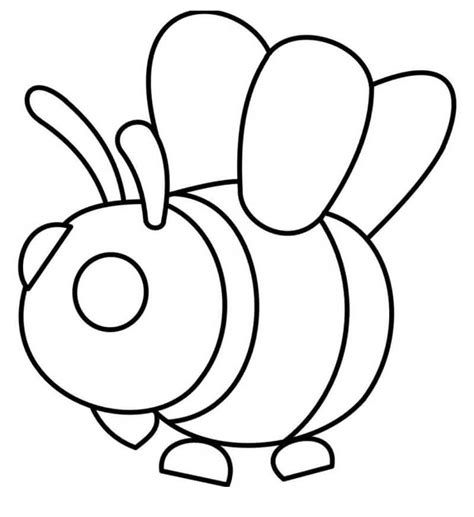 Kids cover your eyes online daters roblox royale high coloring pages wholefed org. Bee Adopt Me Coloring Page - Free Printable Coloring Pages ...