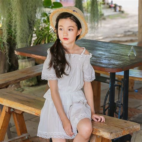 Ruffles Cotton Linen Kids Girls Clothes Set 2018 Summer Teenage Girls