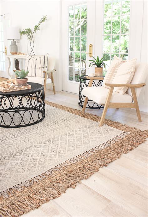 Tips To Layering Neutral Rugs Beach Cottage Living Room Update The